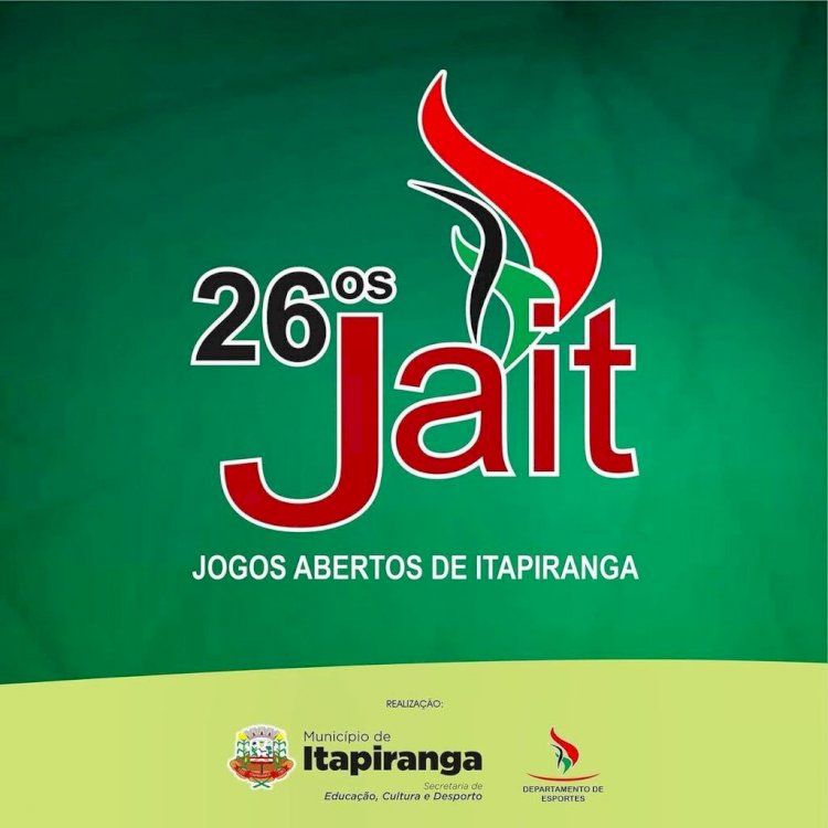 Prazo para entrega das fichas de inscrição para os Jait 2024 é