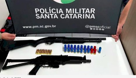 Homem agride e ameaça mulher com arma de fogo e acaba preso no Oeste