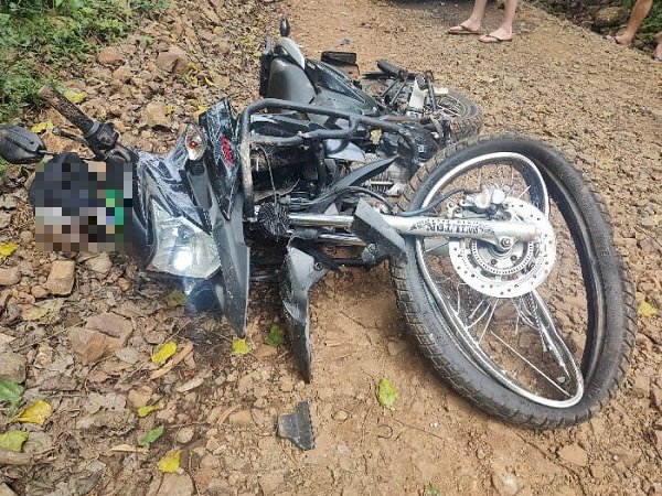 Motociclista fica gravemente ferido em colisão frontal com veículo em Iporã do Oeste