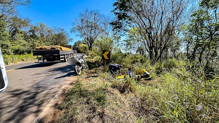 Duplo acidente é registrado na BR-282 em São Miguel do Oeste