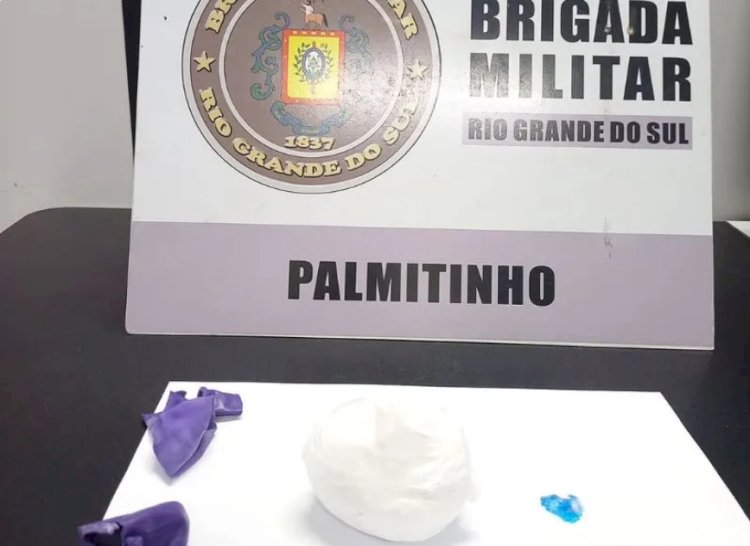 Brigada Militar prende dupla por tráfico de drogas em Palmitinho