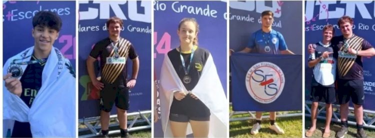 Estudantes da Região Celeiro conquistam medalhas nas finais dos Jogos Escolares do RS