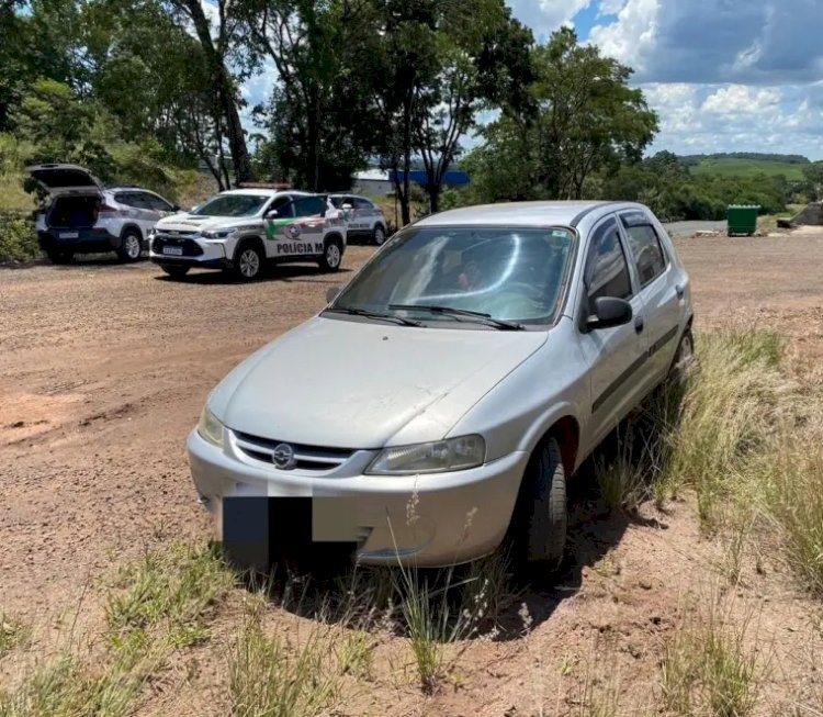 Carro furtado em São Miguel do Oeste é recuperado pela PM na BR-282