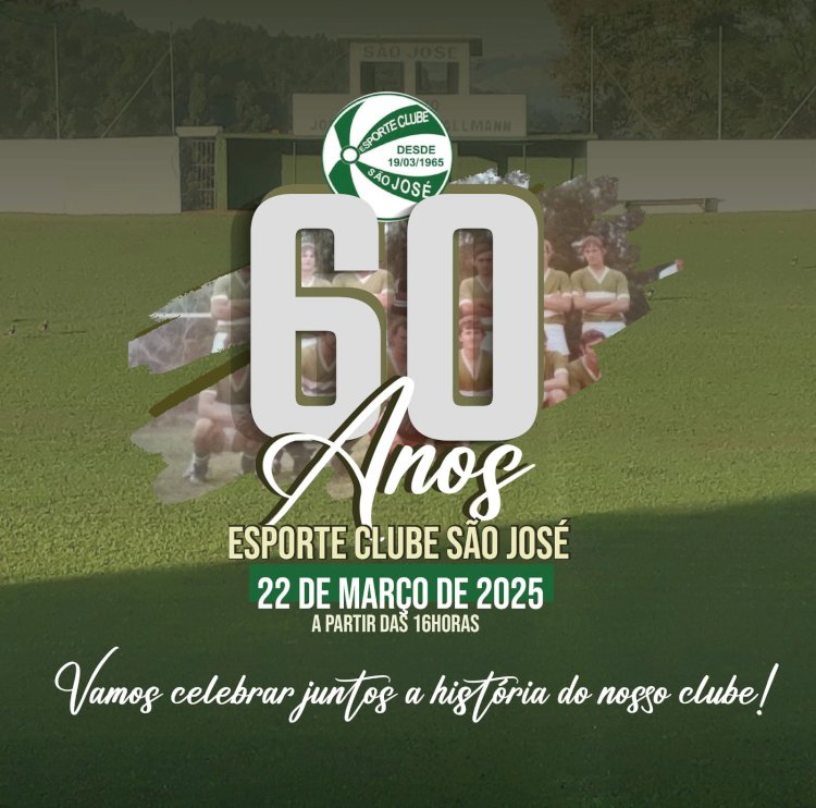 Esporte Clube São José de Cristo Rei organiza programação e comemoração aos 60 anos